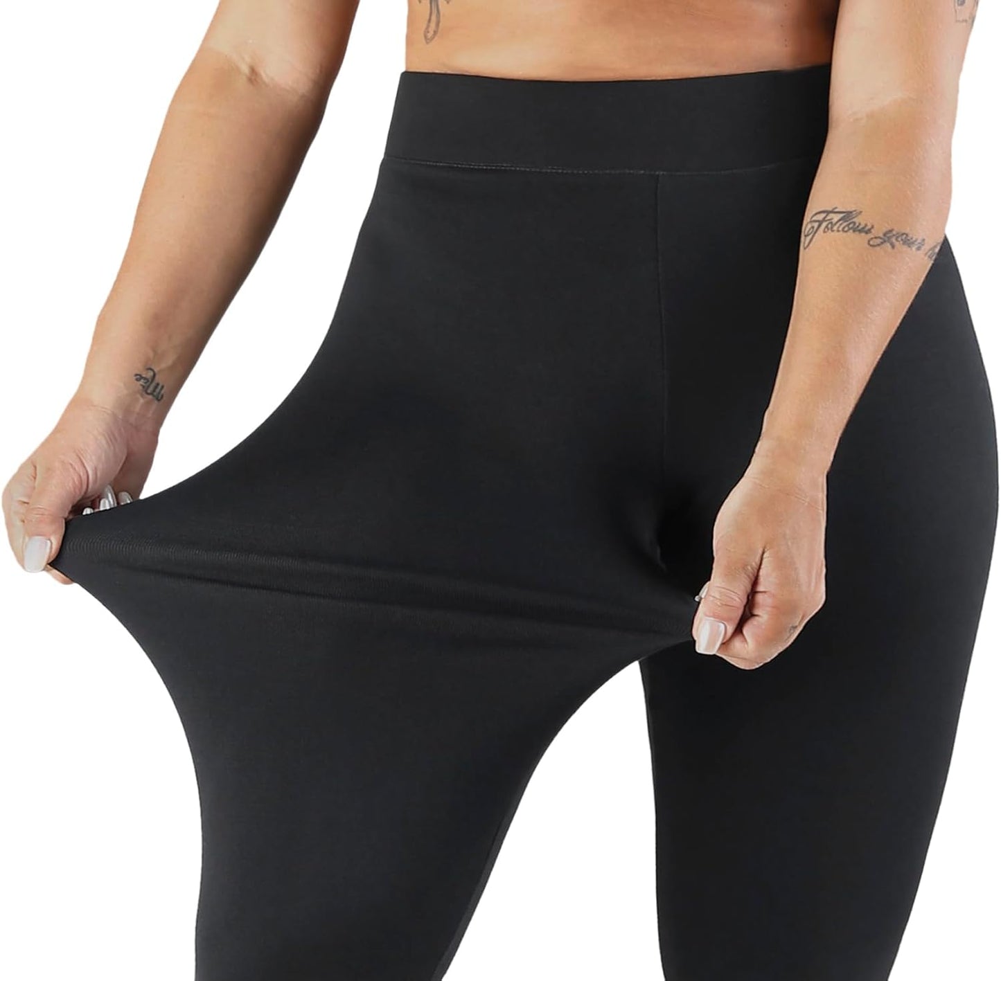 Cotton Leggings for Women Plus Size High Waisted Thick XL 2XL 3XL 4XL