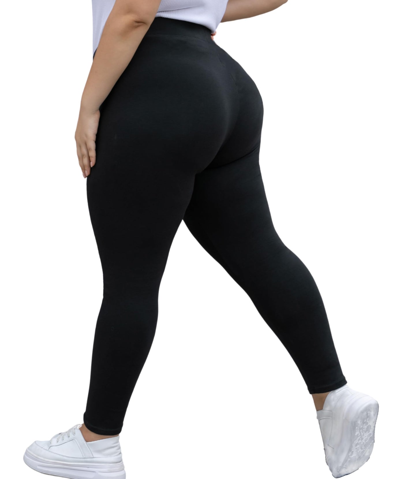 Cotton Leggings for Women Plus Size High Waisted Thick XL 2XL 3XL 4XL