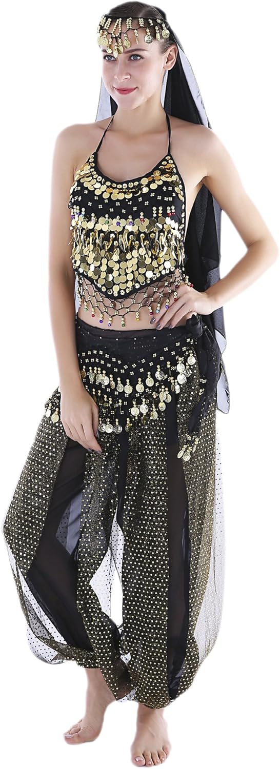 Seawhisper 12 Colors Belly Dance Costumes India Dance Outfit Halloween