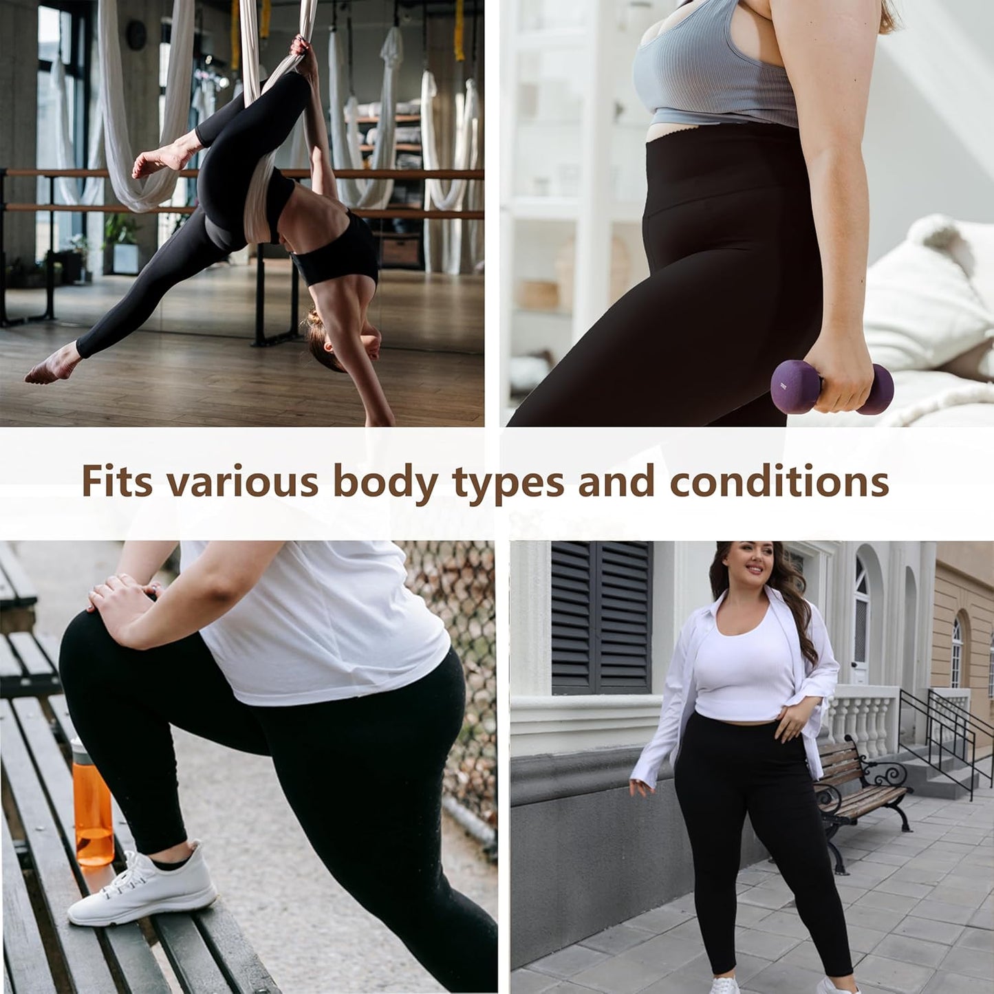 Cotton Leggings for Women Plus Size High Waisted Thick XL 2XL 3XL 4XL