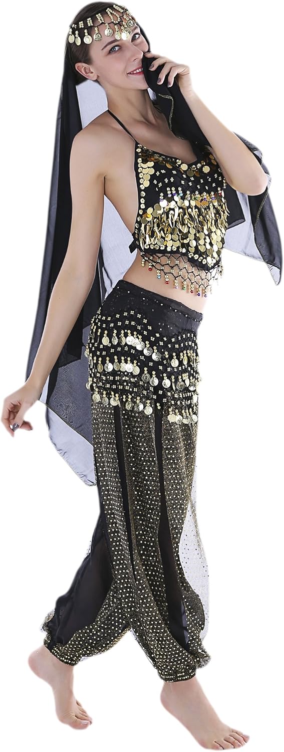 Seawhisper 12 Colors Belly Dance Costumes India Dance Outfit Halloween