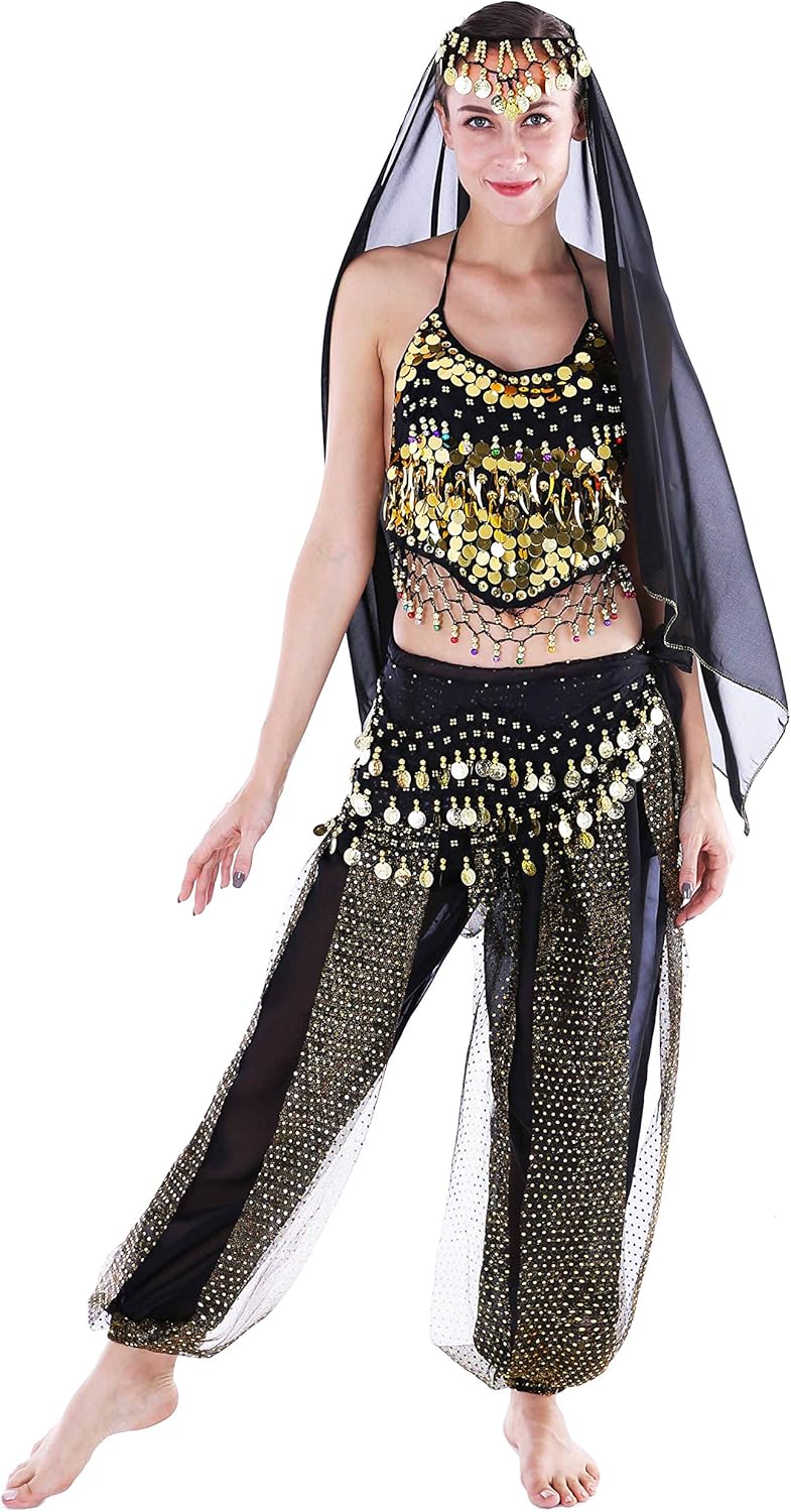 Seawhisper 12 Colors Belly Dance Costumes India Dance Outfit Halloween