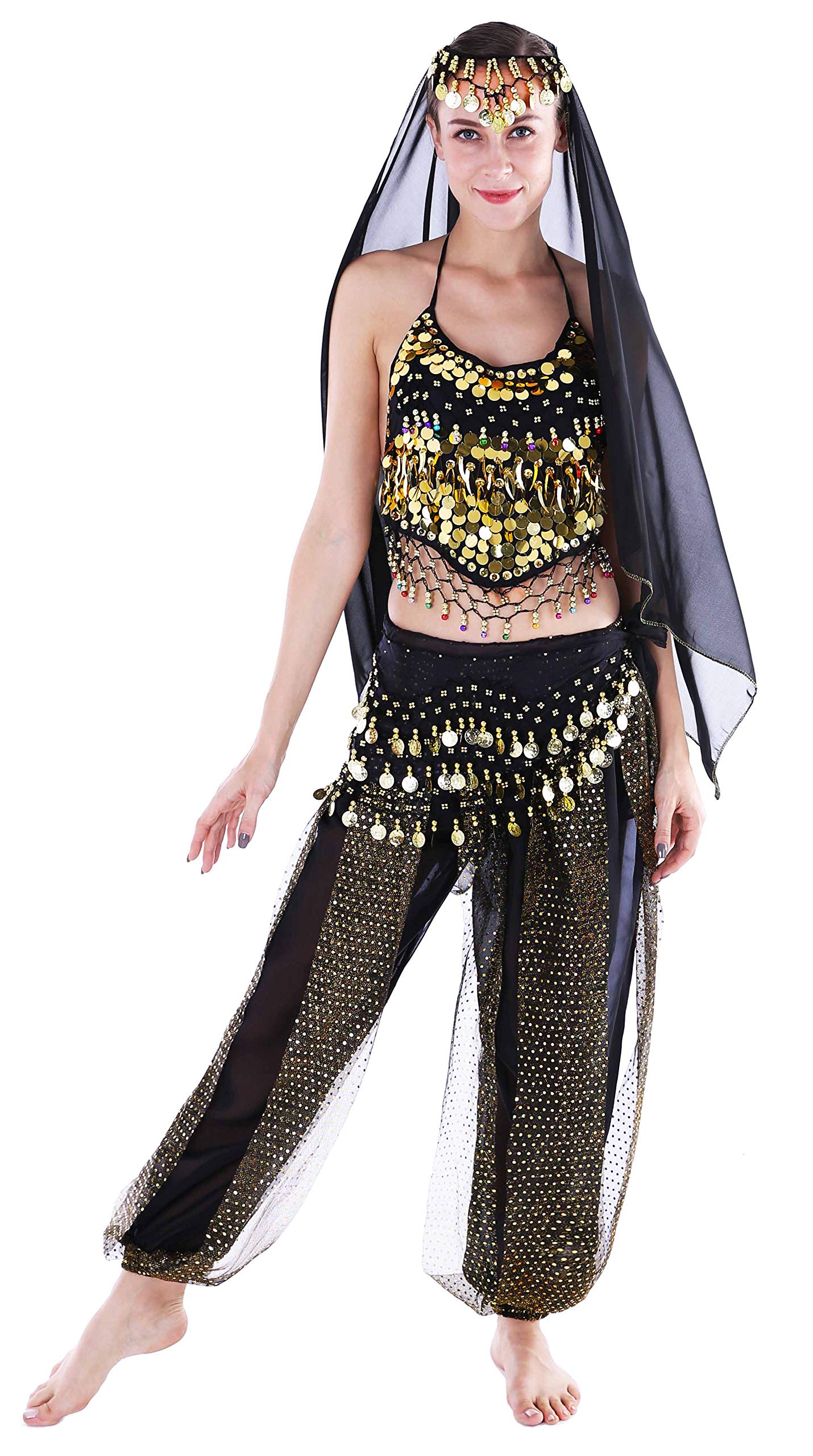 Seawhisper 12 Colors Belly Dance Costumes India Dance Outfit Halloween