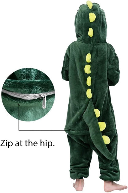 Seawhisper Kids Dinosaur Costume Toddler Halloween Animal Fancy Jumpsuit Onesie Boy Girl