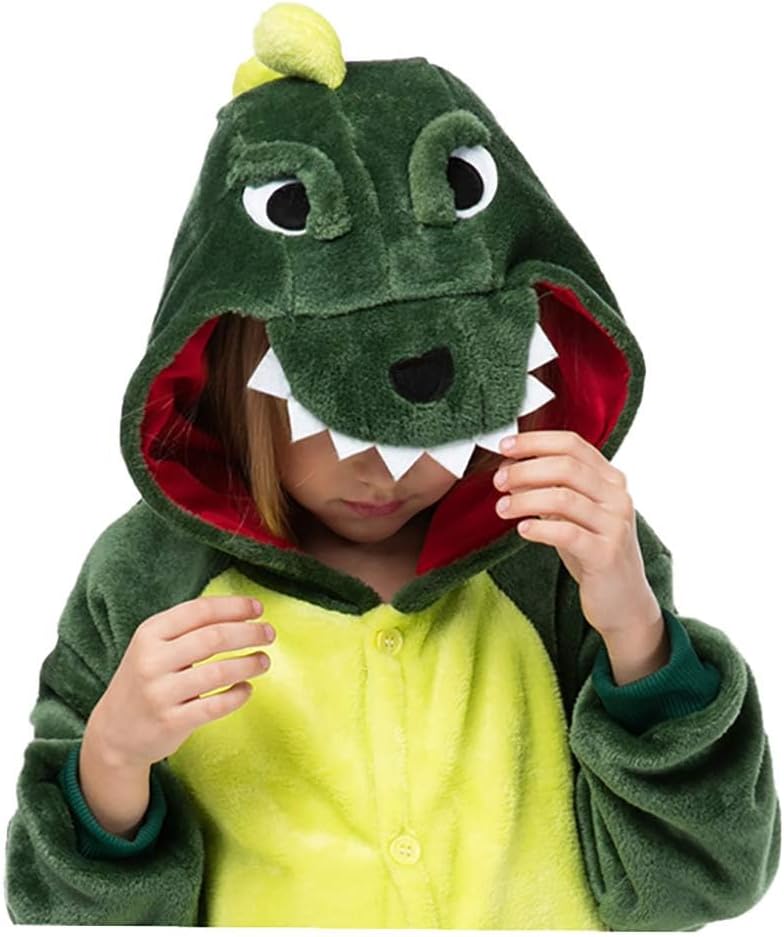 Seawhisper Kids Dinosaur Costume Toddler Halloween Animal Fancy Jumpsuit Onesie Boy Girl