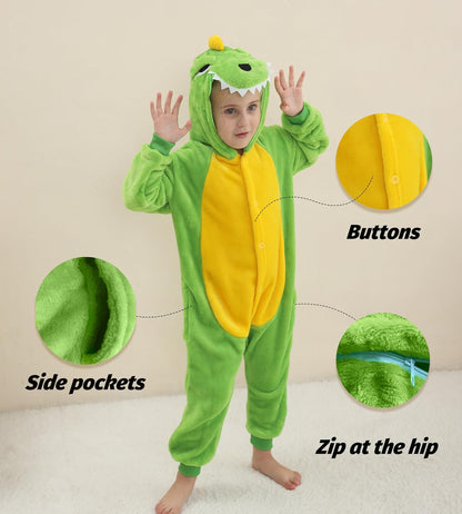 Seawhisper Toddler Animal Costumes for Kids Onesie Dinosaur Costume Boys Girls